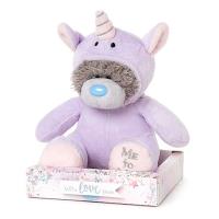 7" Purple Unicorn Onesie Me to You Bear Extra Image 1 Preview